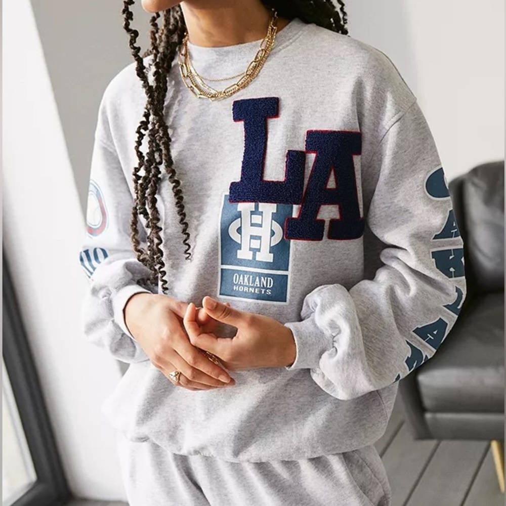 Urban Outfitters - LA Varsity Crew Sweatshirt